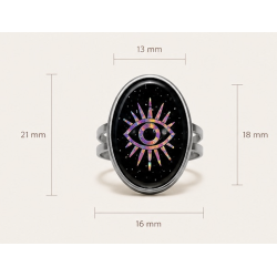 Bague Talisman - Oeil protecteur