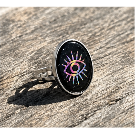 Bague Talisman - Oeil protecteur